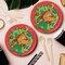 8 Count 7" The Grinch Max Multicolor Disposable Paper Dessert Plates Festive Christmas Party Tableware
